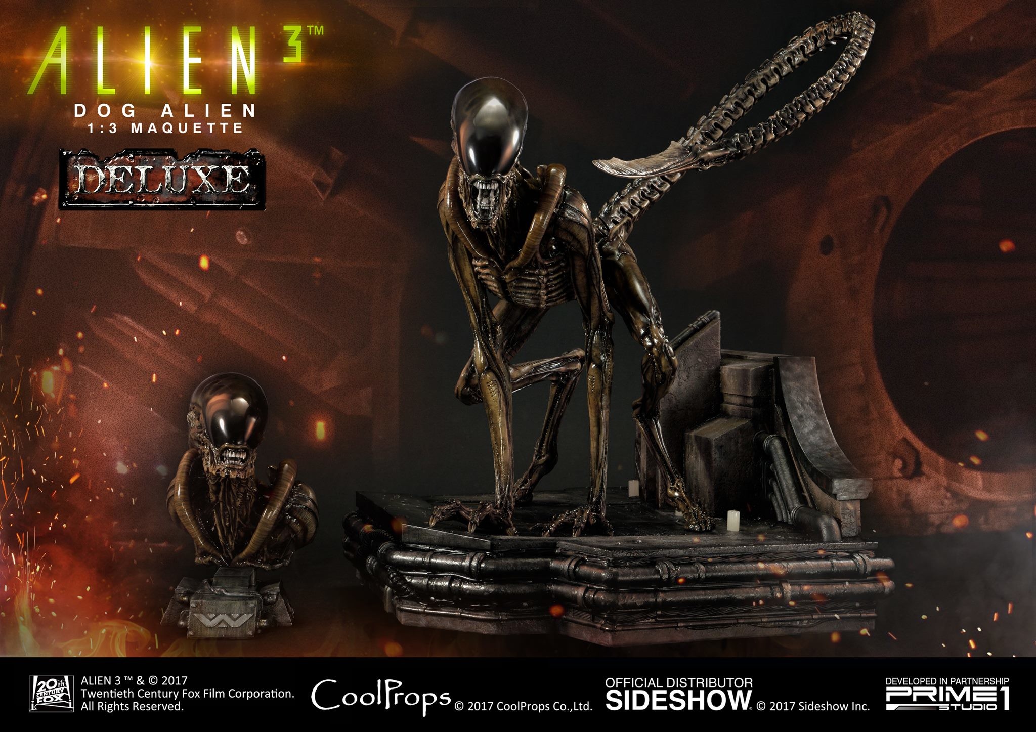 Alien 3 - Dog Alien - Museum Masterline Series  (MMAL-01) - 1/3 (CoolProps, Prime 1 Studio) photo 39