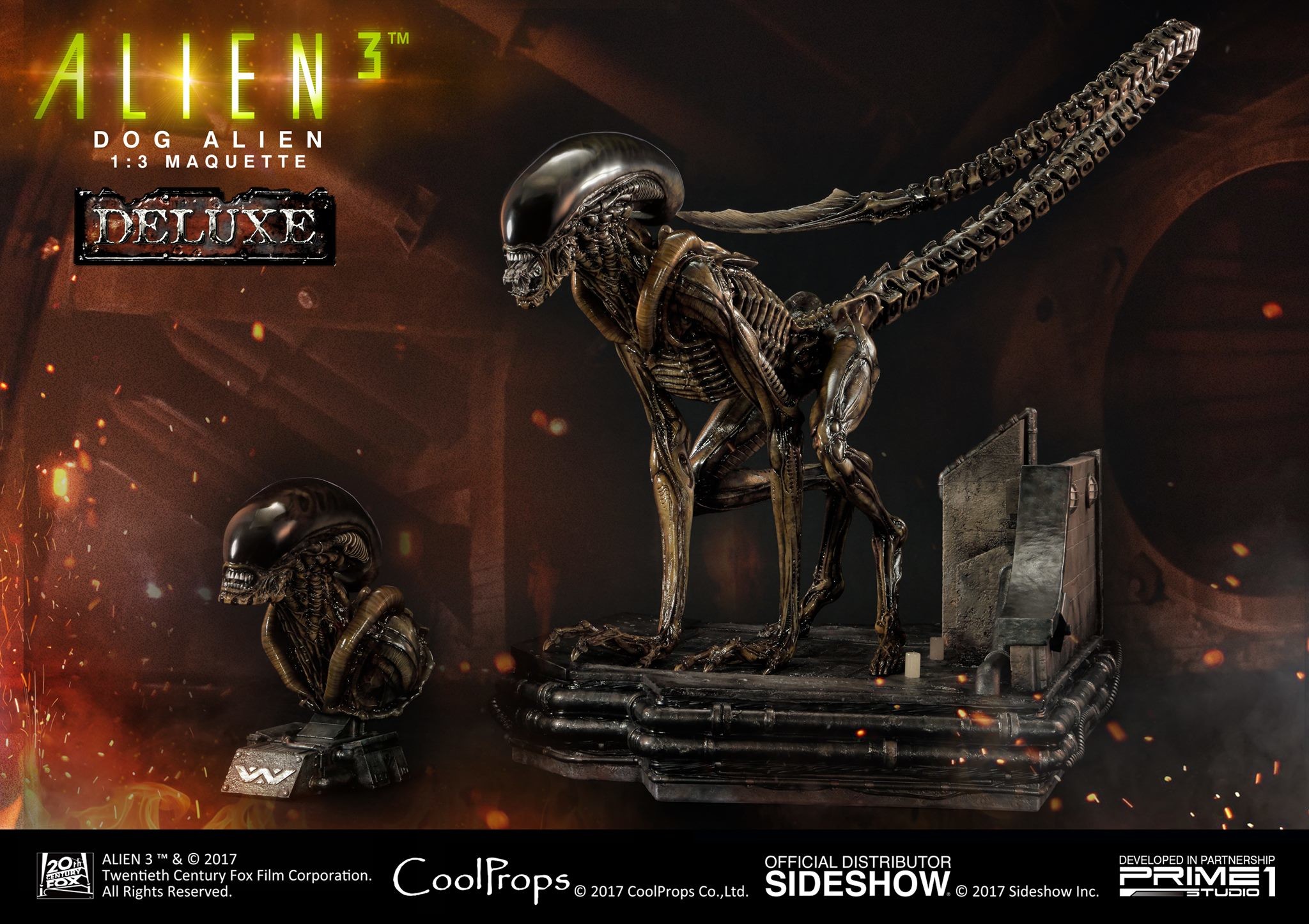 Alien 3 - Dog Alien - Museum Masterline Series  (MMAL-01) - 1/3 (CoolProps, Prime 1 Studio) photo 40