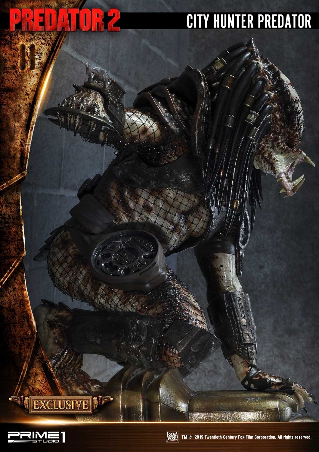 Predator 2 - City Hunter - 3D Wall Art (WAPR-01) (Prime 1 Studio) photo 2