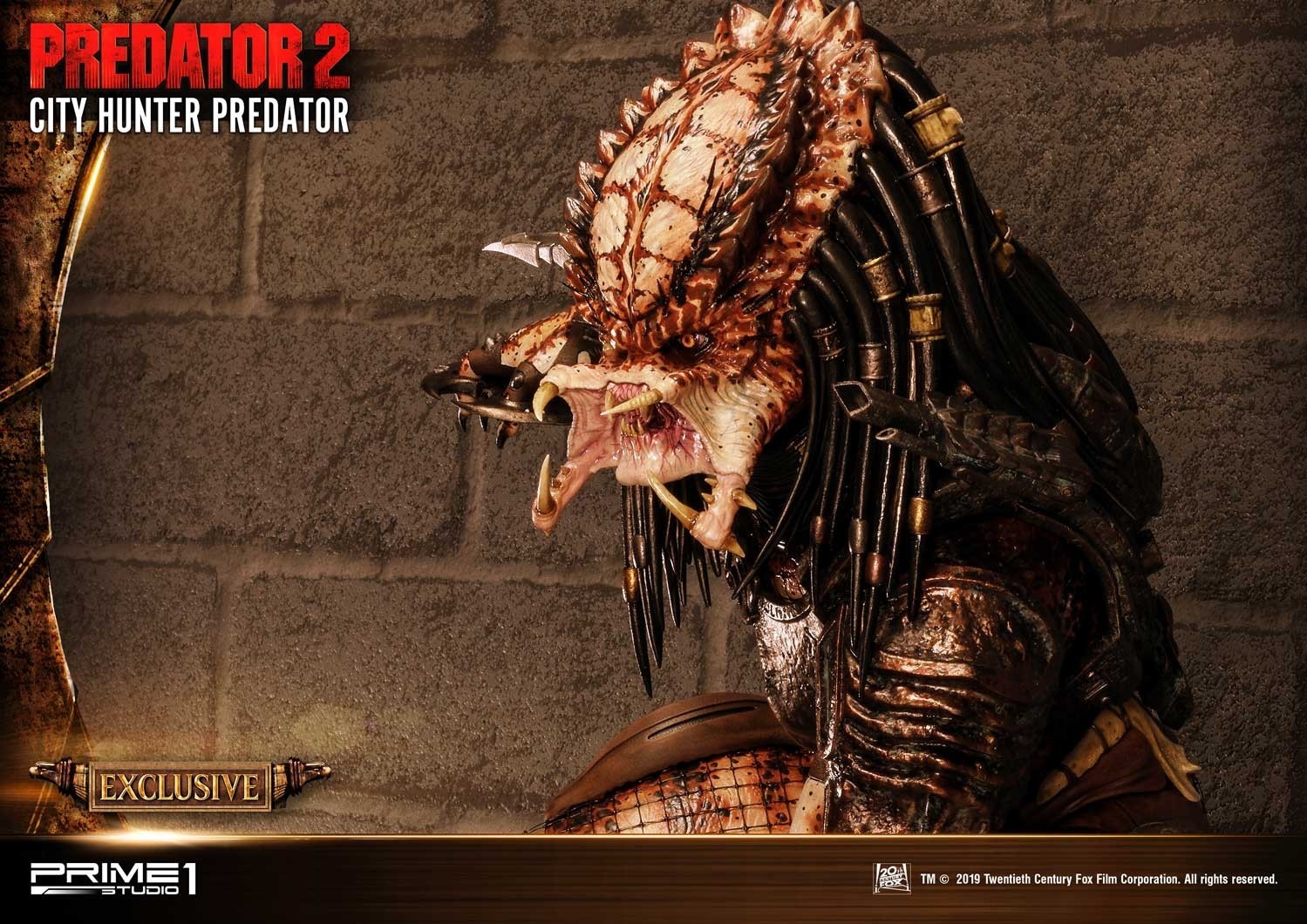 Predator 2 - City Hunter - 3D Wall Art (WAPR-01) (Prime 1 Studio) photo 4
