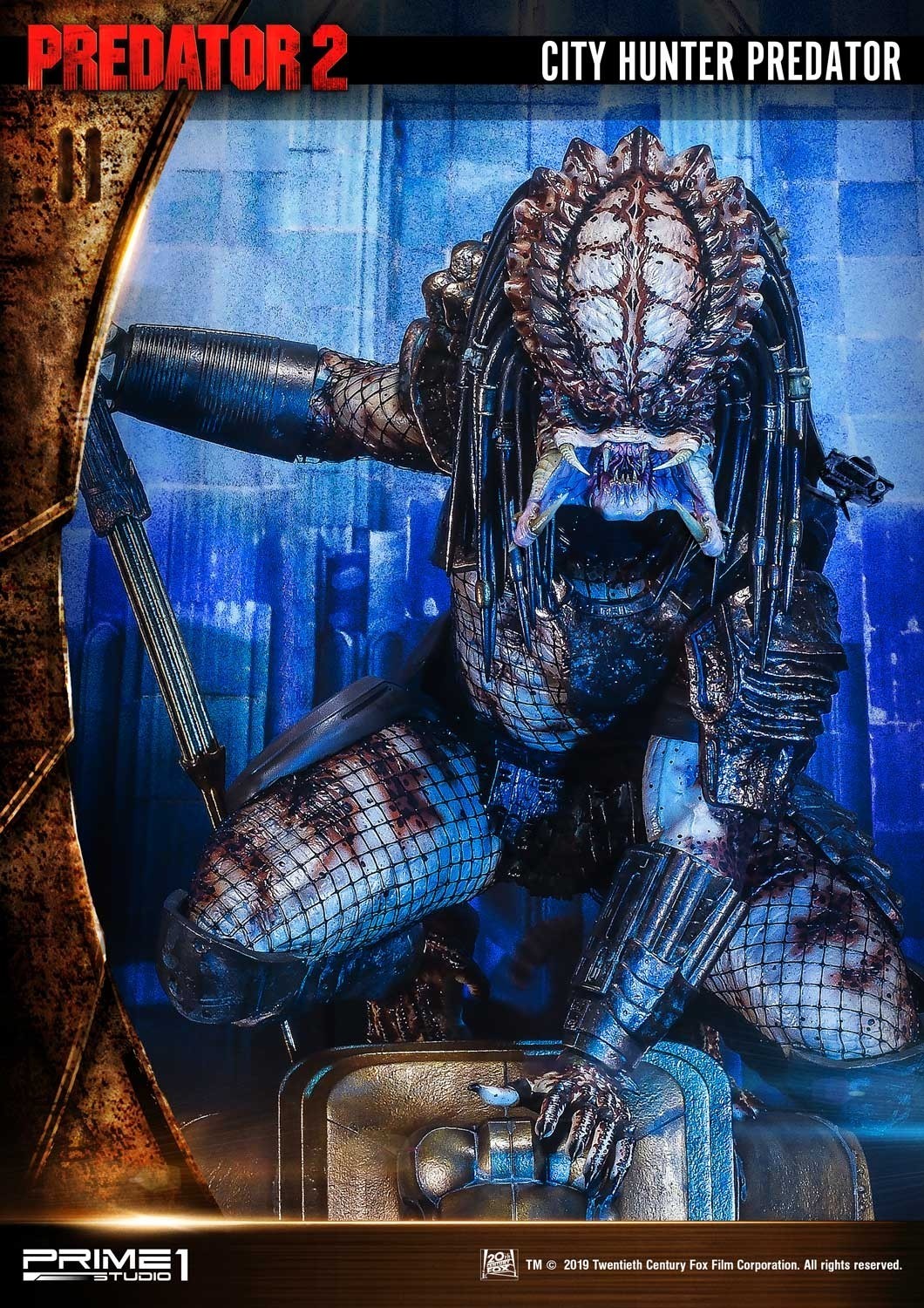 Predator 2 - City Hunter - 3D Wall Art (WAPR-01) (Prime 1 Studio) photo 5