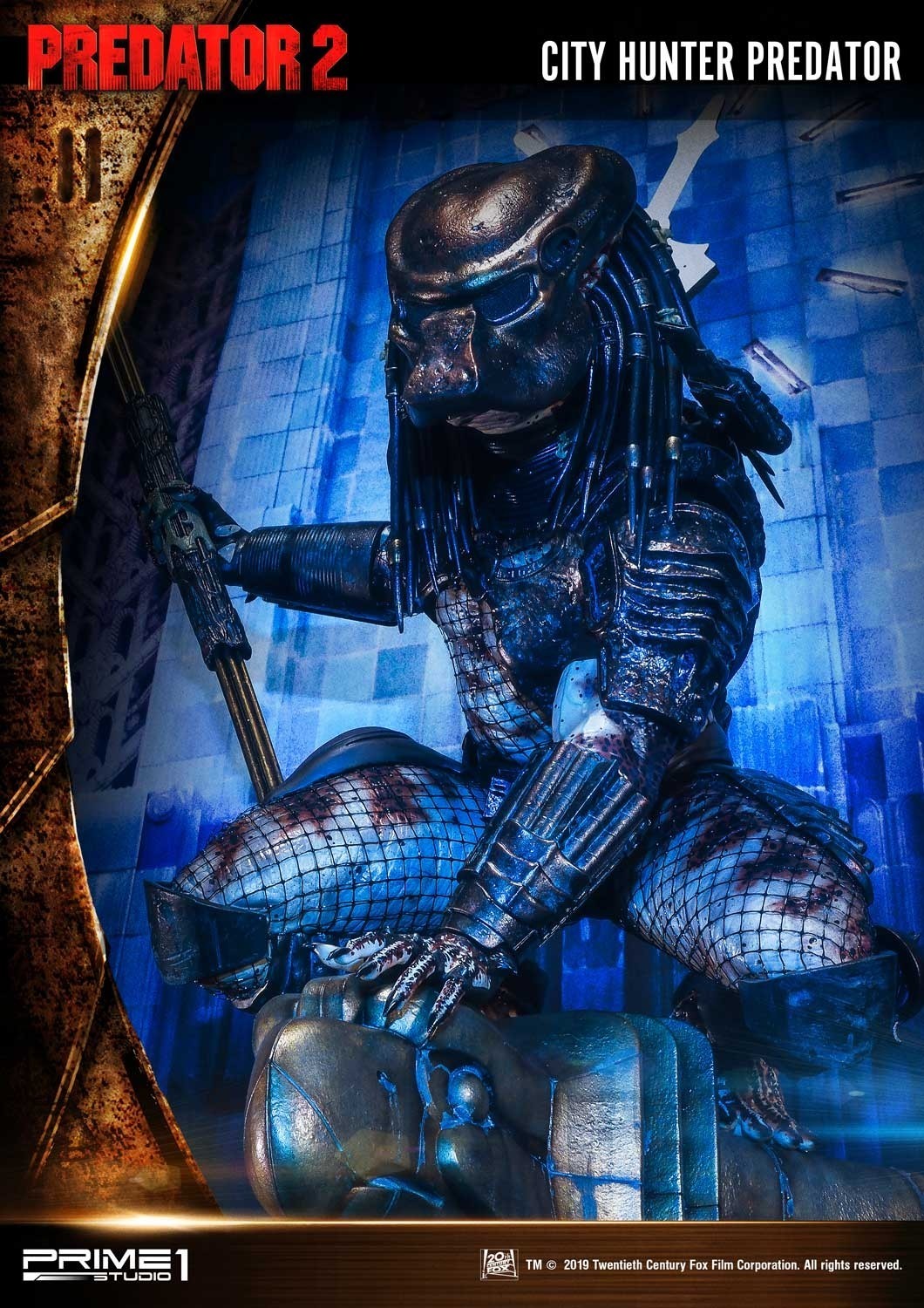 Predator 2 - City Hunter - 3D Wall Art (WAPR-01) (Prime 1 Studio) photo 6