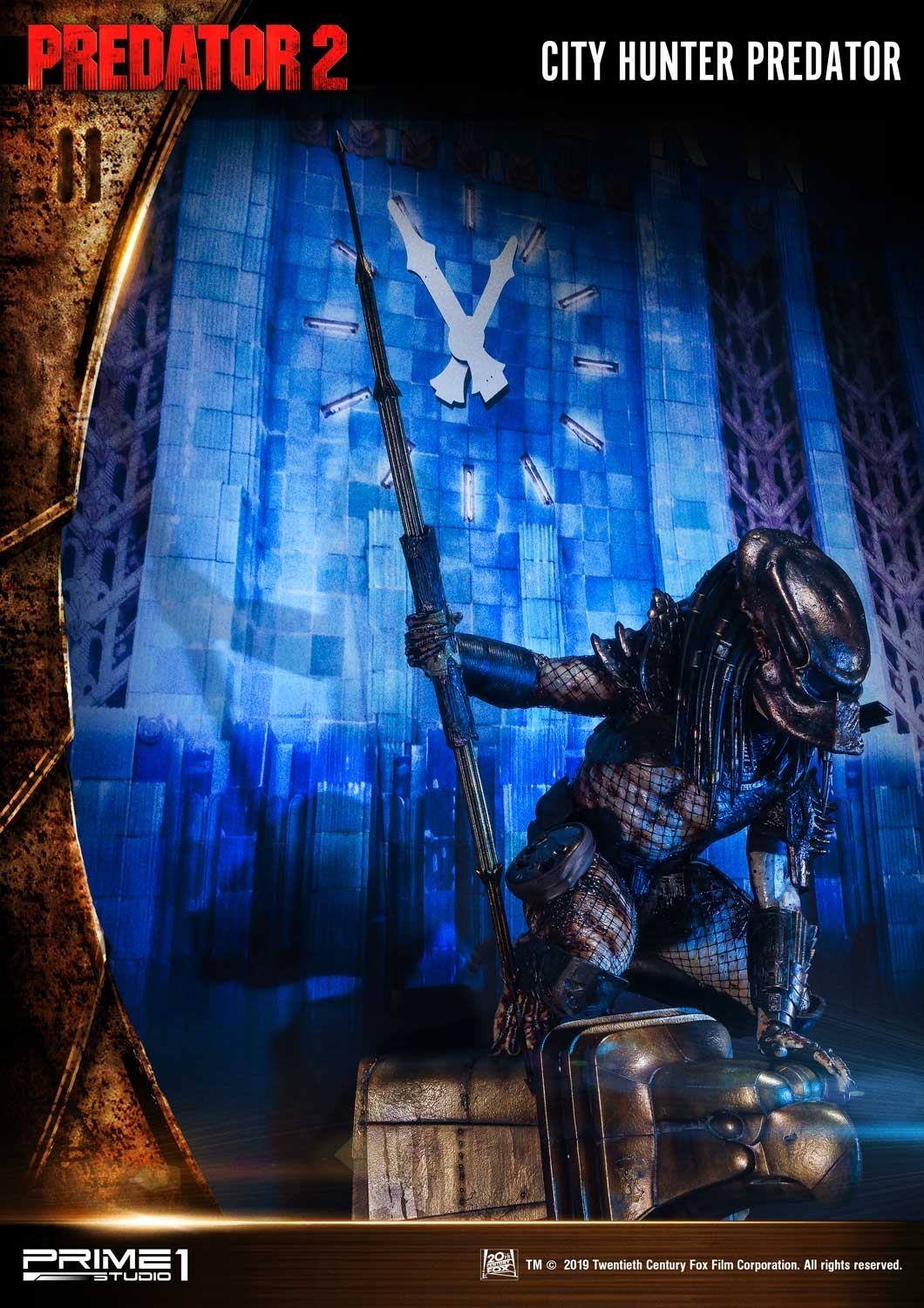 Predator 2 - City Hunter - 3D Wall Art (WAPR-01) (Prime 1 Studio) photo 7