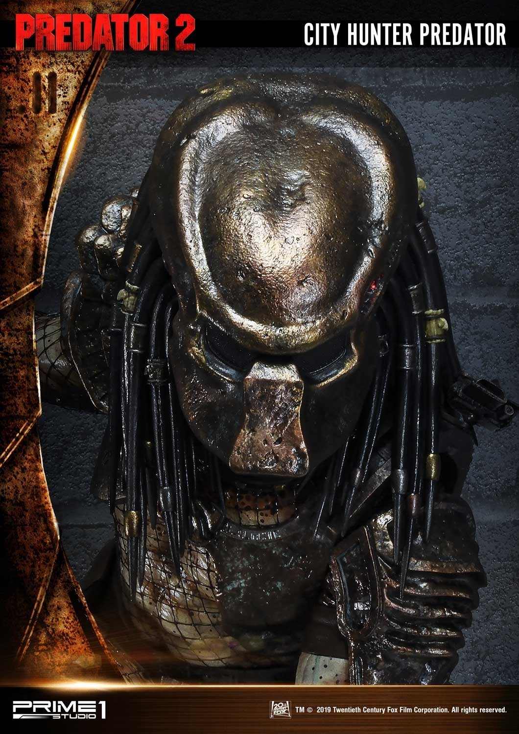 Predator 2 - City Hunter - 3D Wall Art (WAPR-01) (Prime 1 Studio) photo 9