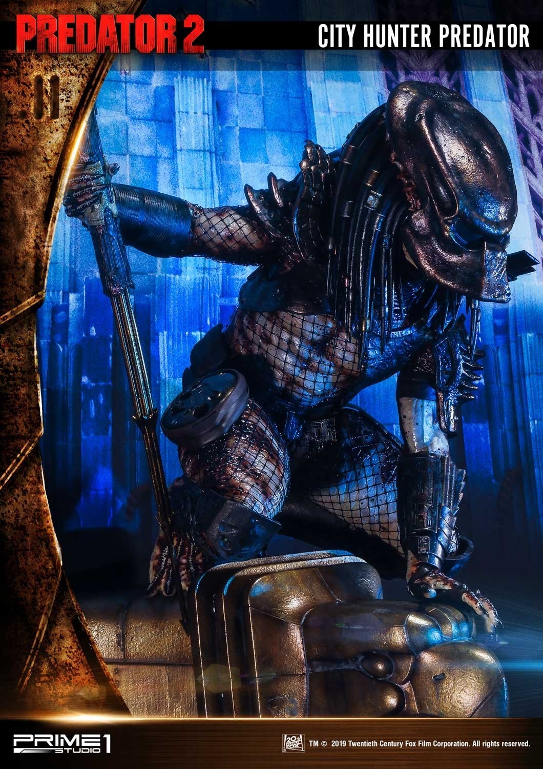 Predator 2 - City Hunter - 3D Wall Art (WAPR-01) (Prime 1 Studio) photo 14