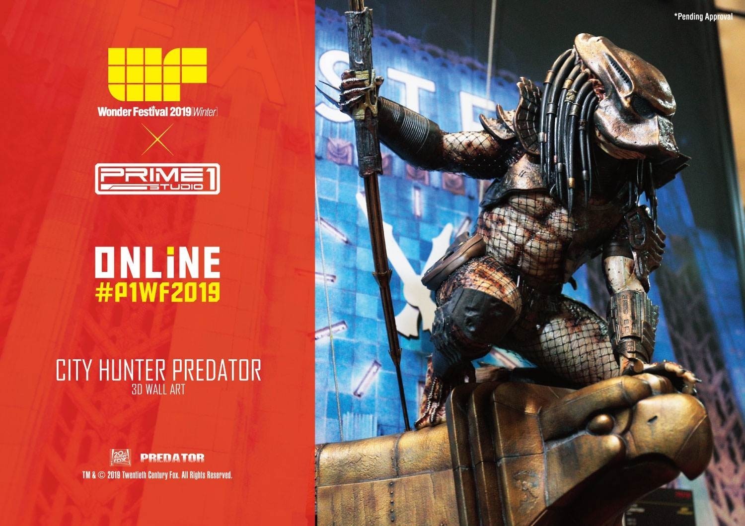 Predator 2 - City Hunter - 3D Wall Art (WAPR-01) (Prime 1 Studio) photo 28