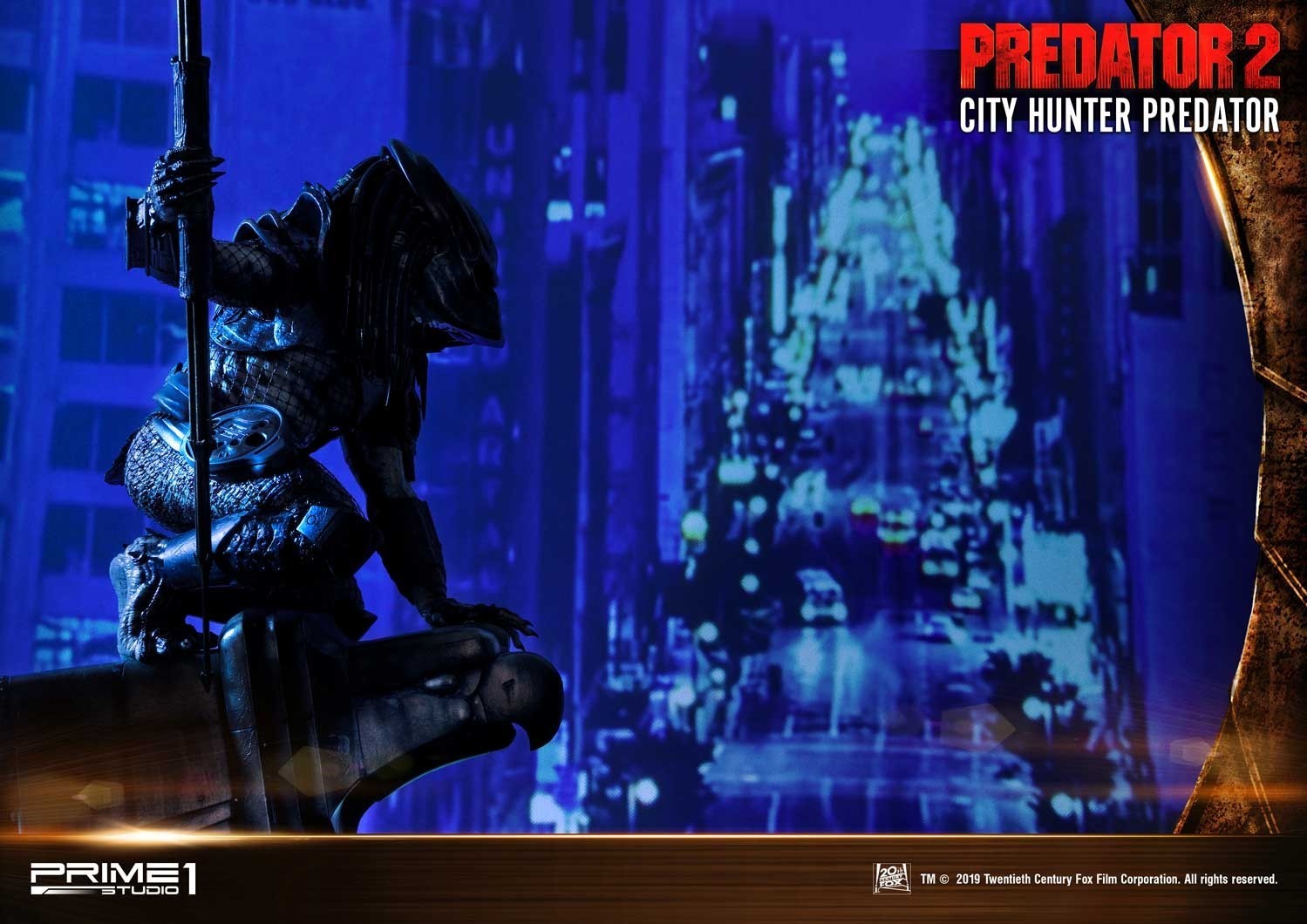 Predator 2 - City Hunter - 3D Wall Art (WAPR-01) (Prime 1 Studio) photo 33