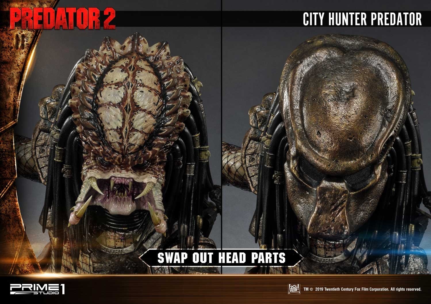 Predator 2 - City Hunter - 3D Wall Art (WAPR-01) (Prime 1 Studio) photo 34