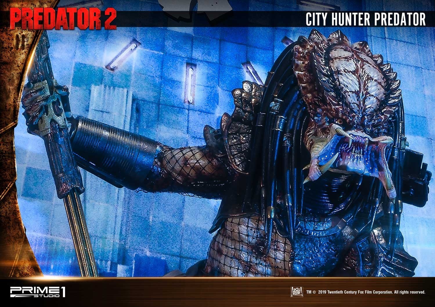 Predator 2 - City Hunter - 3D Wall Art (WAPR-01) (Prime 1 Studio) photo 36