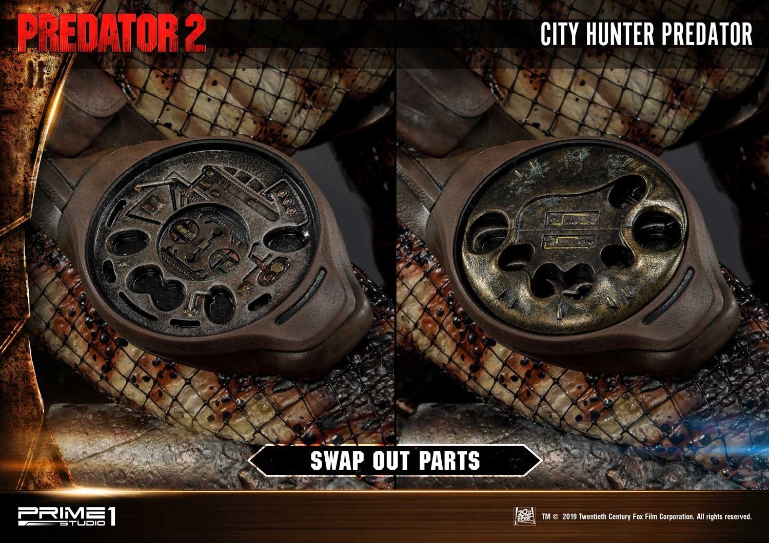 Predator 2 - City Hunter - 3D Wall Art (WAPR-01) (Prime 1 Studio) photo 39