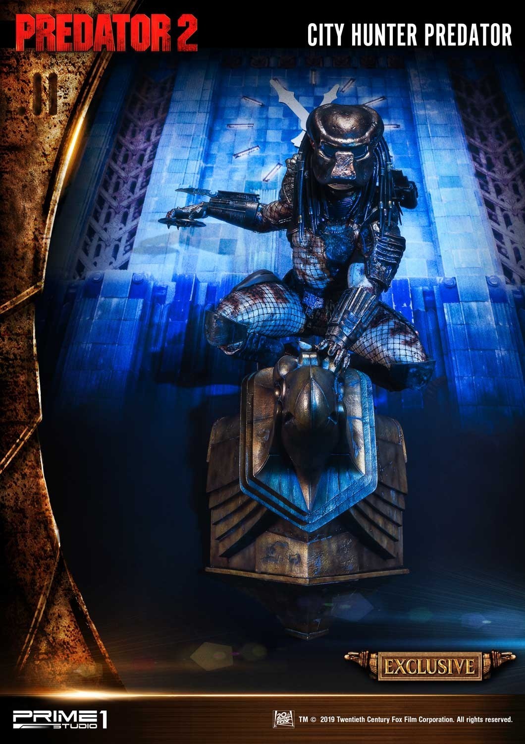 Predator 2 - City Hunter - 3D Wall Art (WAPR-01) (Prime 1 Studio) photo 40