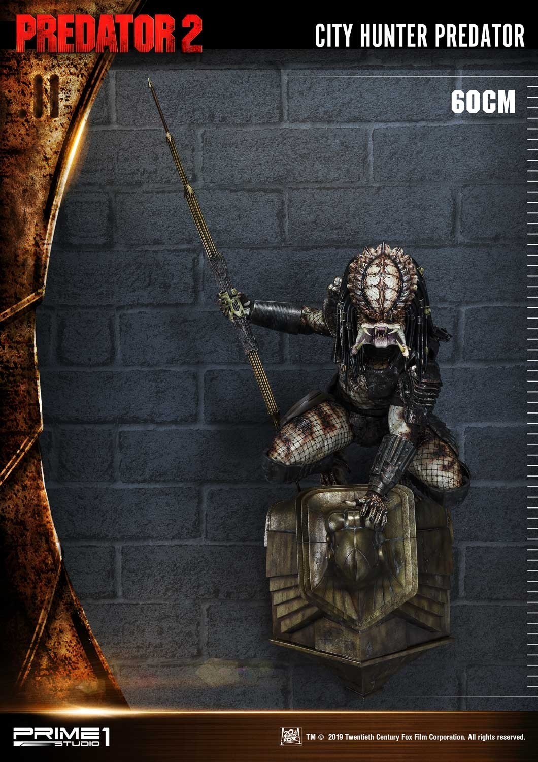 Predator 2 - City Hunter - 3D Wall Art (WAPR-01) (Prime 1 Studio) photo 46
