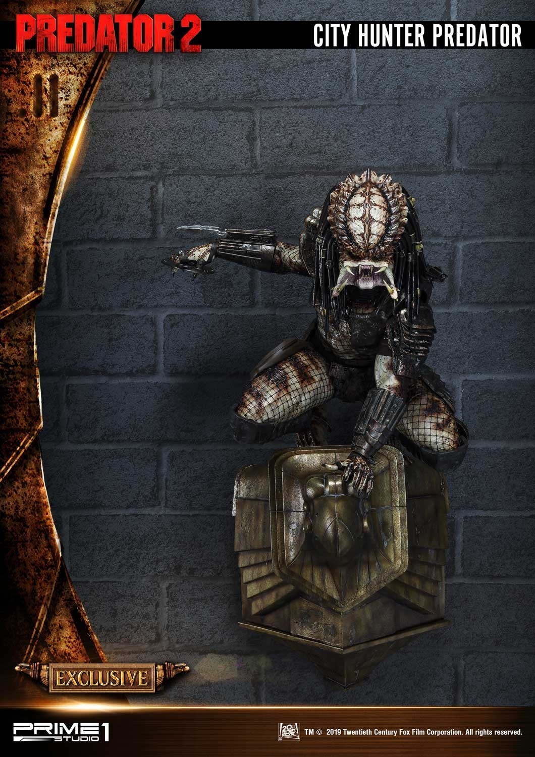 Predator 2 - City Hunter - 3D Wall Art (WAPR-01) (Prime 1 Studio) photo 72
