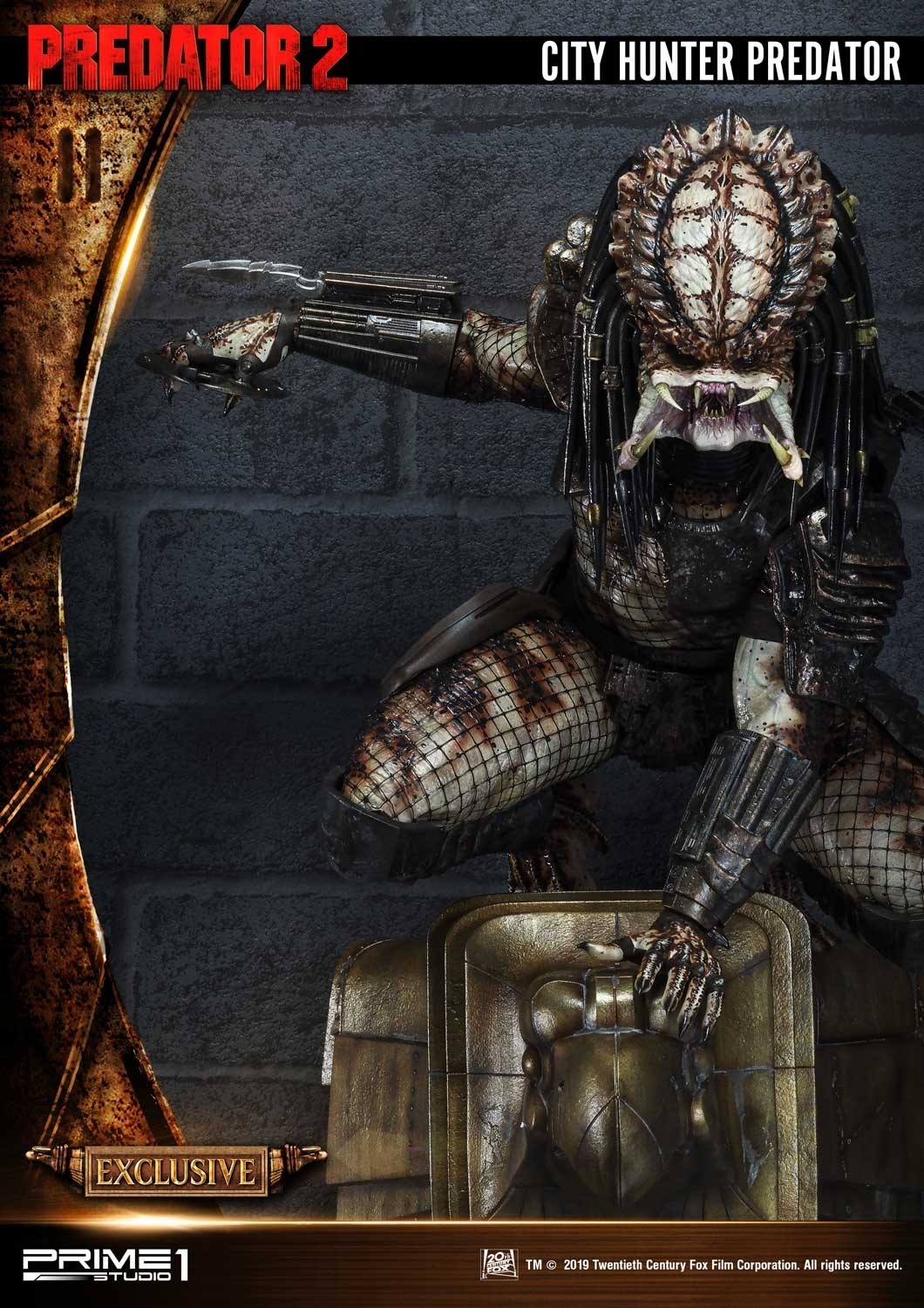 Predator 2 - City Hunter - 3D Wall Art (WAPR-01) (Prime 1 Studio) photo 73
