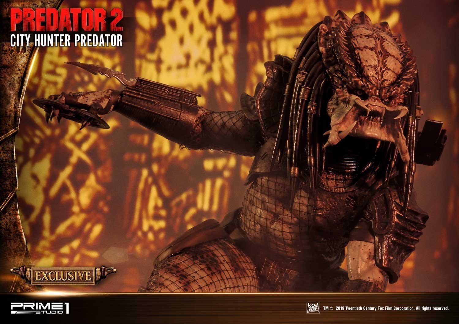 Predator 2 - City Hunter - 3D Wall Art (WAPR-01) (Prime 1 Studio) photo 76