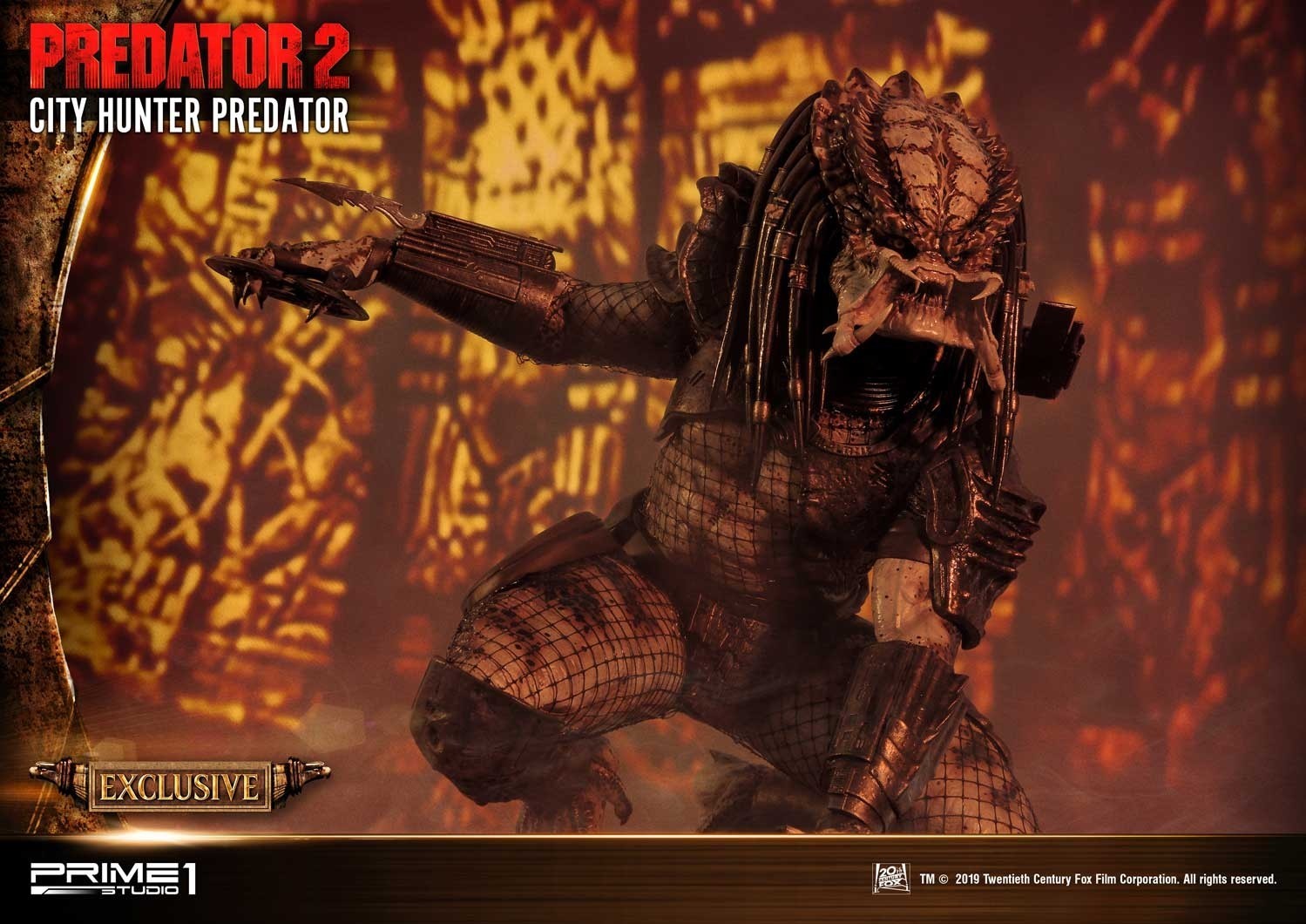 Predator 2 - City Hunter - 3D Wall Art (WAPR-01) (Prime 1 Studio) photo 77