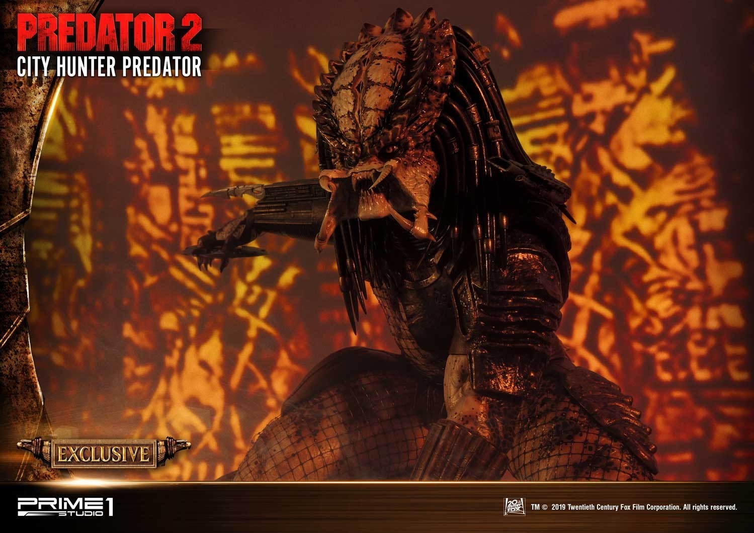 Predator 2 - City Hunter - 3D Wall Art (WAPR-01) (Prime 1 Studio) photo 78