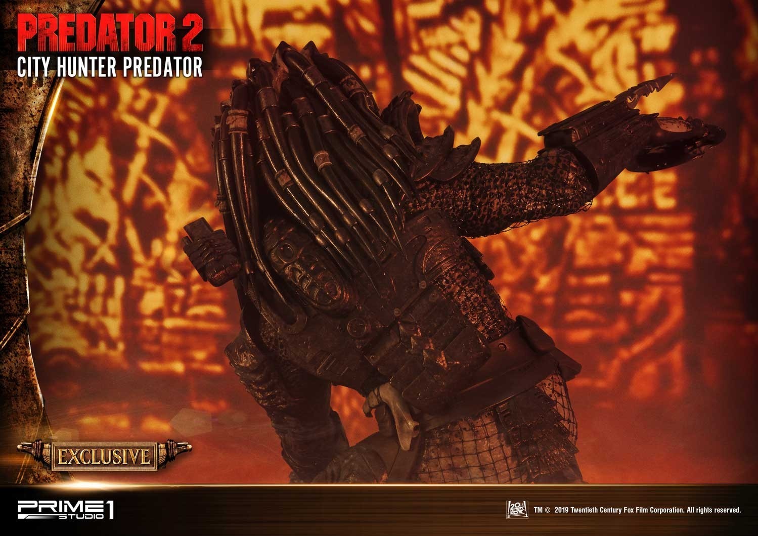 Predator 2 - City Hunter - 3D Wall Art (WAPR-01) (Prime 1 Studio) photo 79