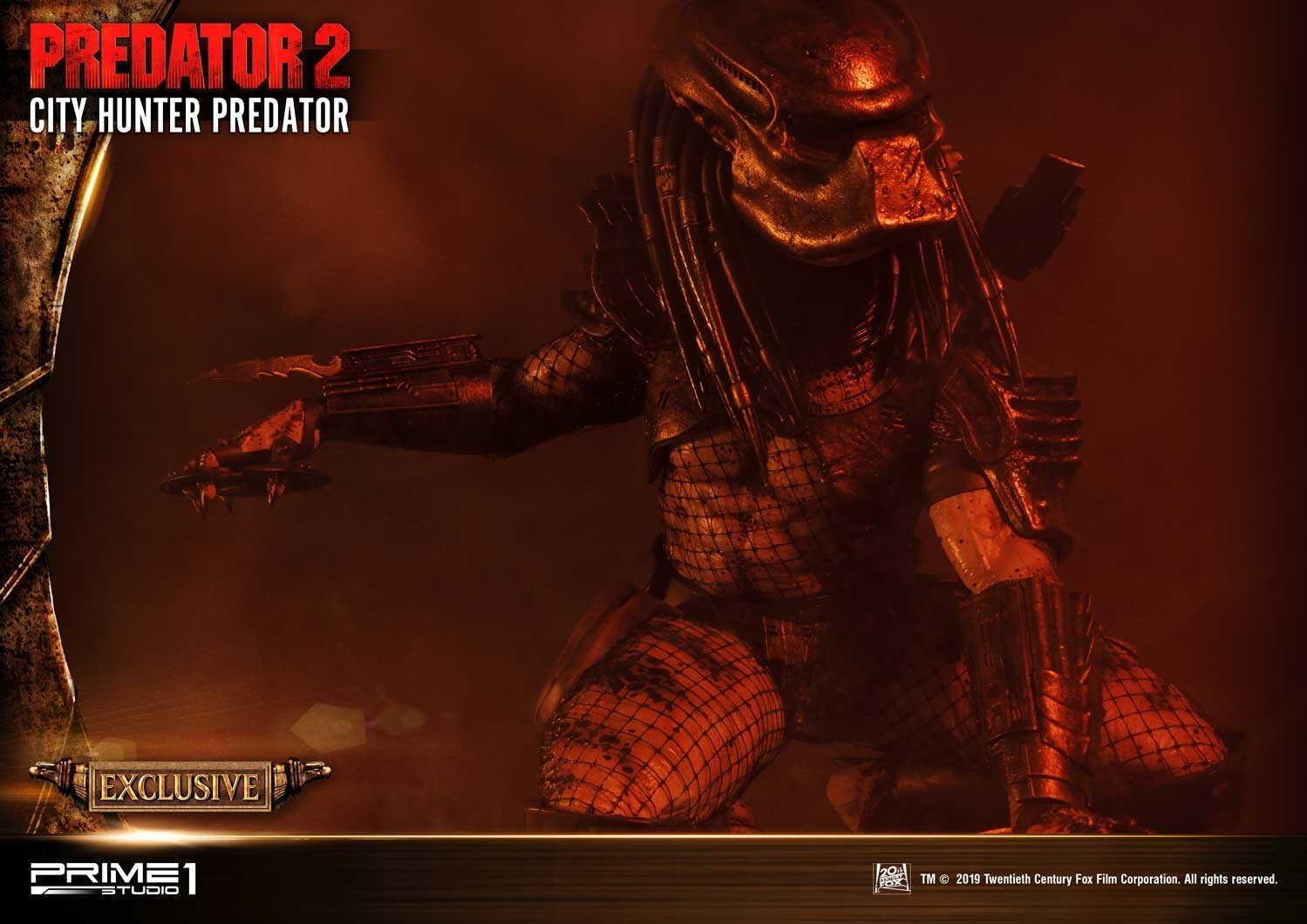Predator 2 - City Hunter - 3D Wall Art (WAPR-01) (Prime 1 Studio) photo 81