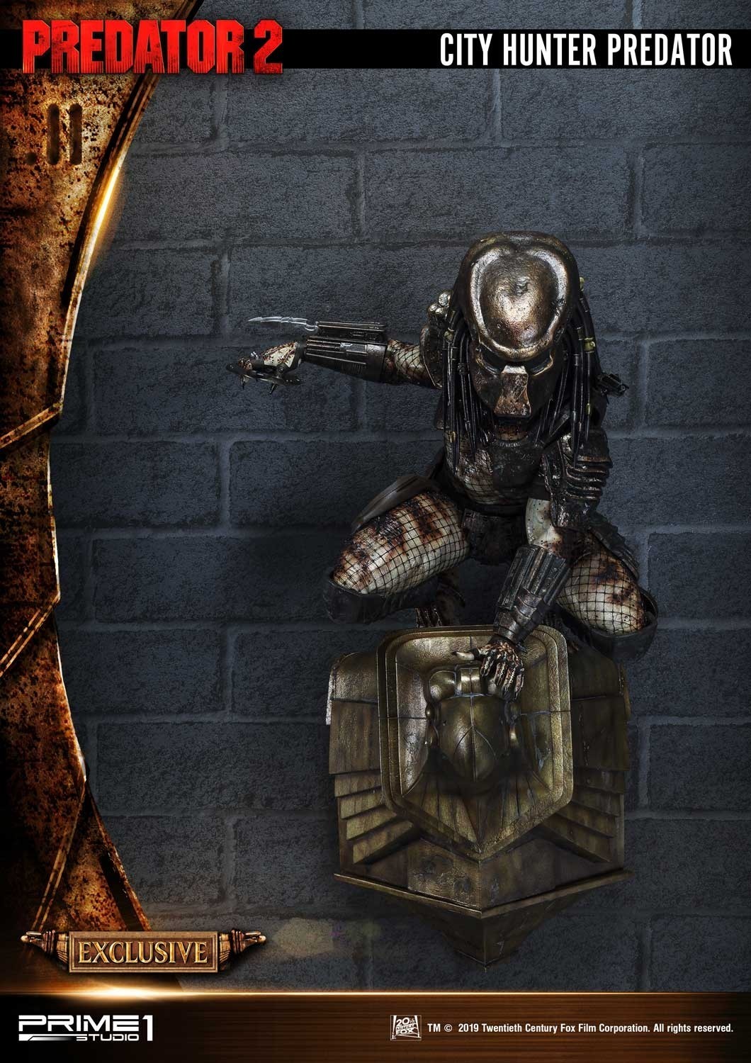 Predator 2 - City Hunter - 3D Wall Art (WAPR-01) (Prime 1 Studio) photo 85