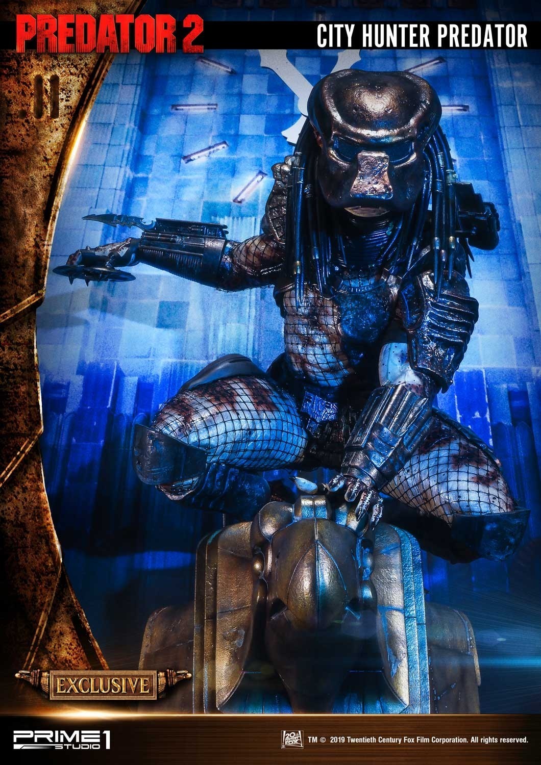 Predator 2 - City Hunter - 3D Wall Art (WAPR-01) (Prime 1 Studio) photo 90