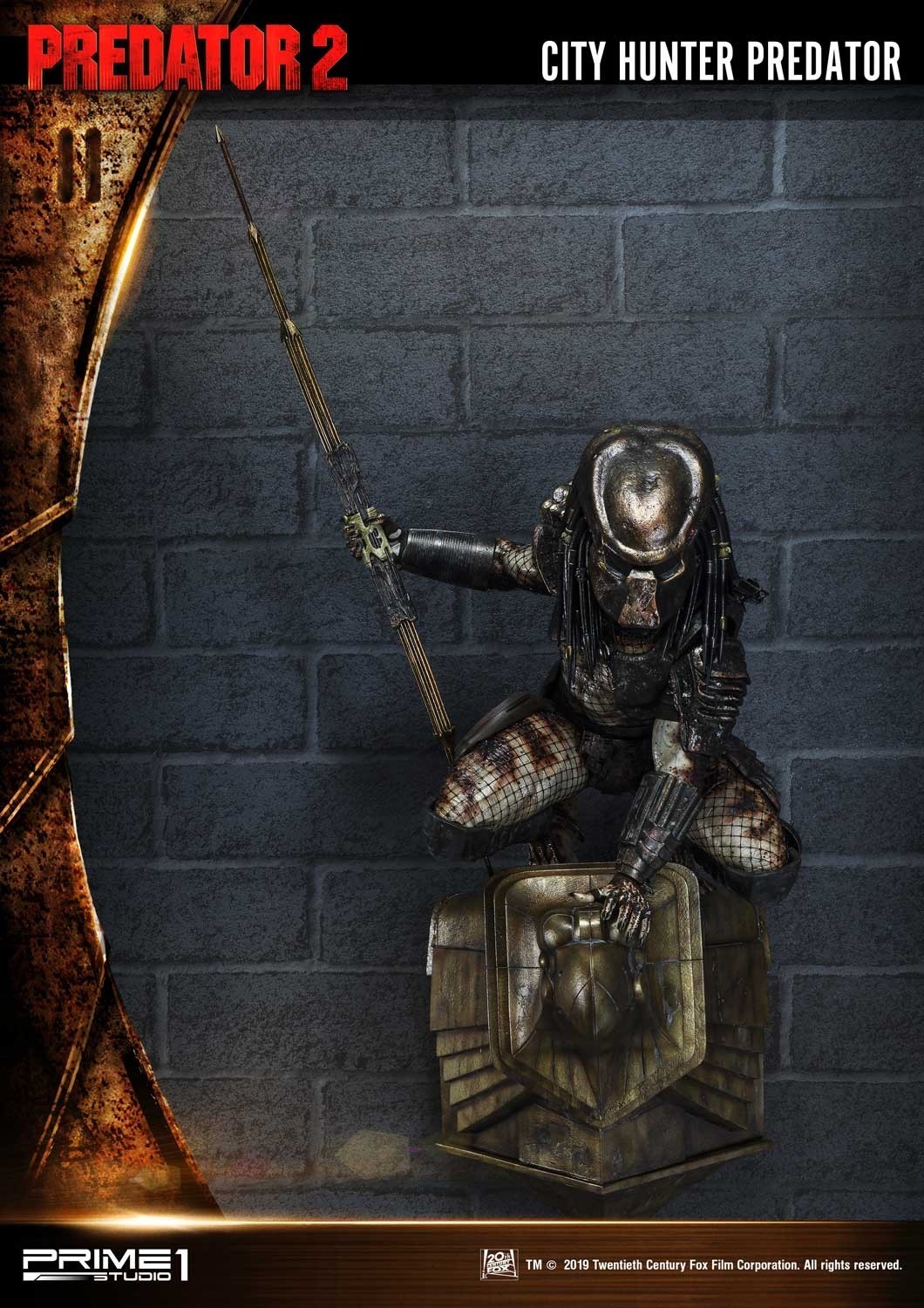 Predator 2 - City Hunter - 3D Wall Art (WAPR-01) (Prime 1 Studio) photo 93
