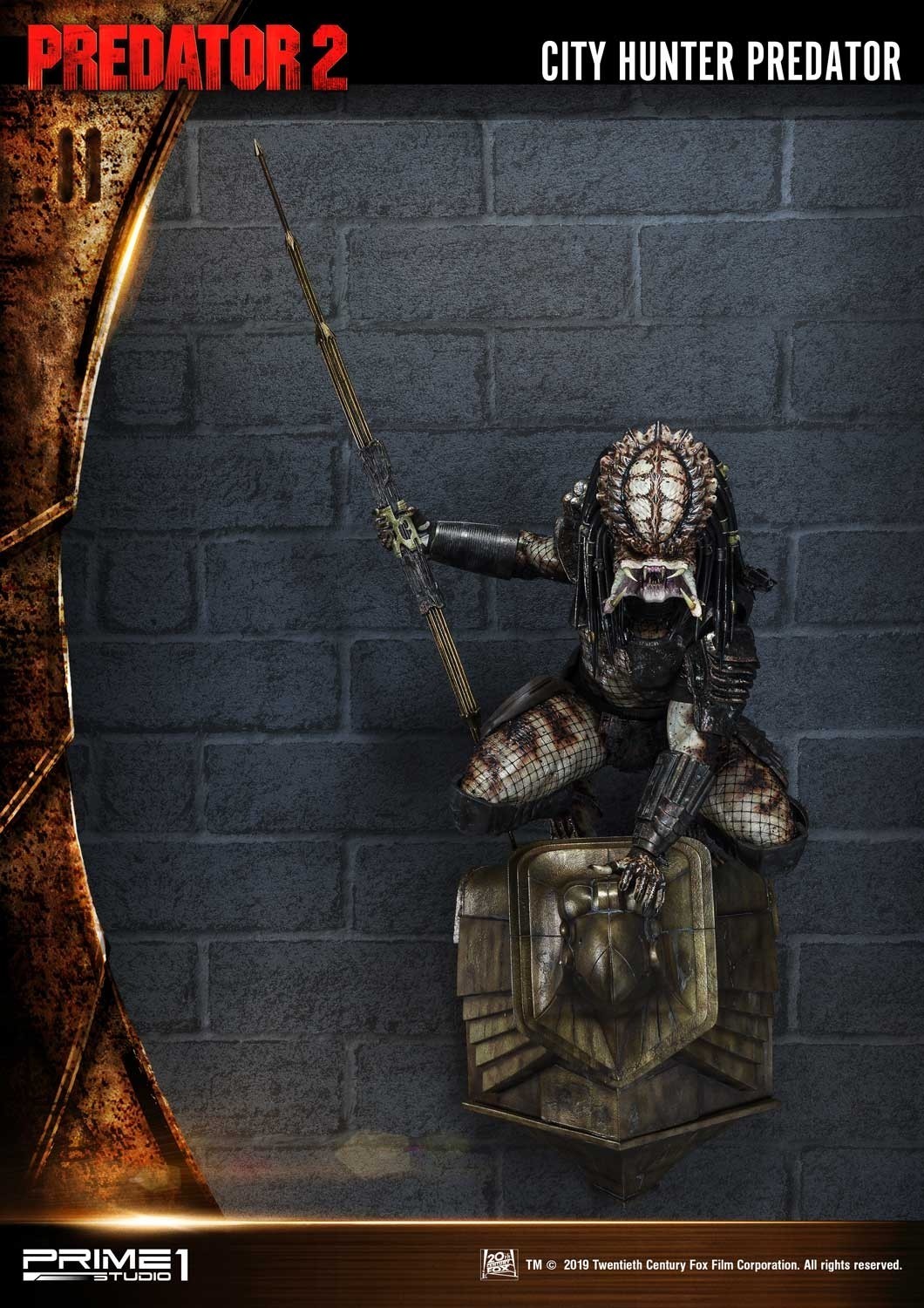 Predator 2 - City Hunter - 3D Wall Art (WAPR-01) (Prime 1 Studio) photo 94