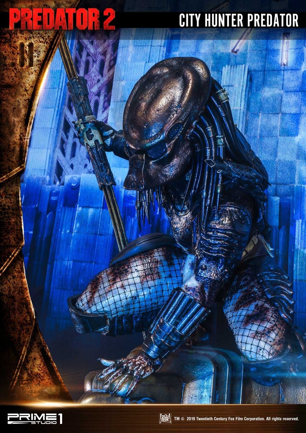 Predator 2 - City Hunter - 3D Wall Art (WAPR-01) (Prime 1 Studio) photo 96