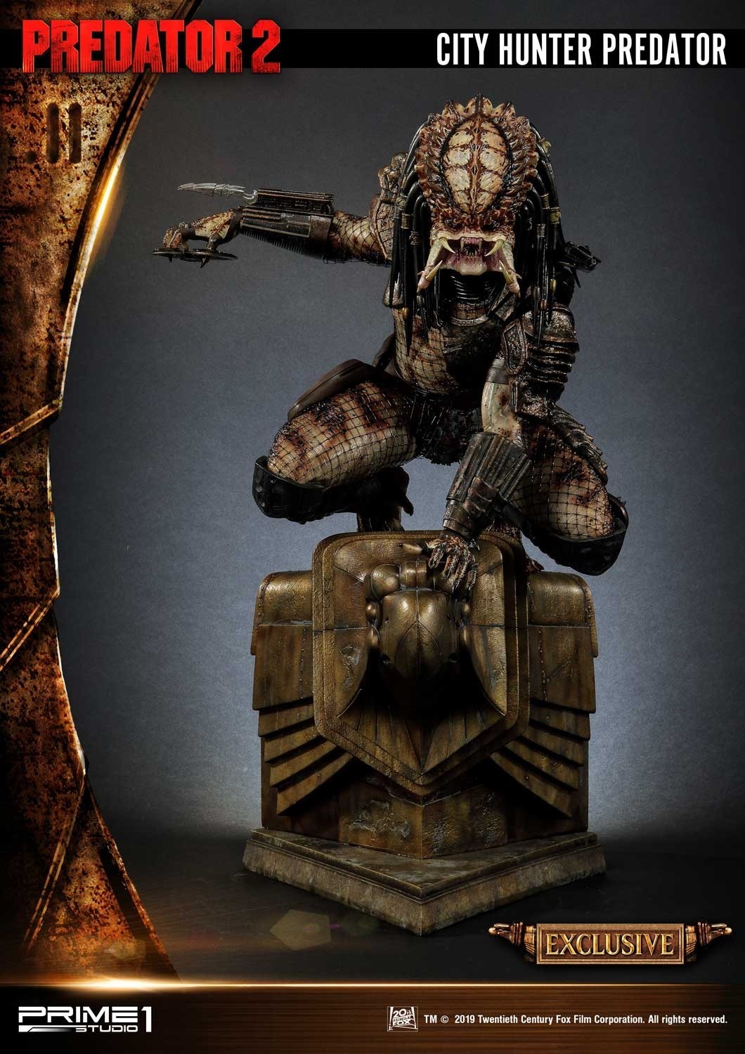 Predator 2 - City Hunter - 3D Wall Art (WAPR-01) (Prime 1 Studio) photo 98