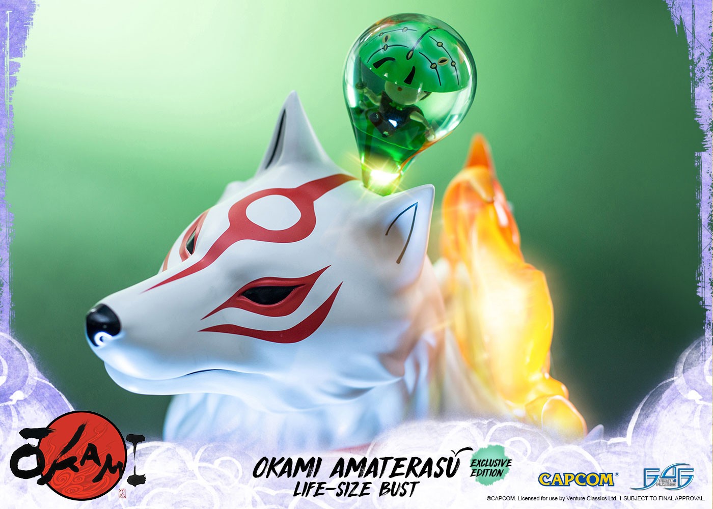 Ookami - Amaterasu - Issun - Bust - 1/1 - Exclusive Edition (First 4 Figures) photo 3