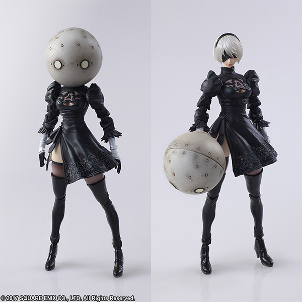 NieR: Automata - Kikai Seimei-tai - YoRHa No. 2 Type B - Bring Arts - 2 Figure set (Square Enix)