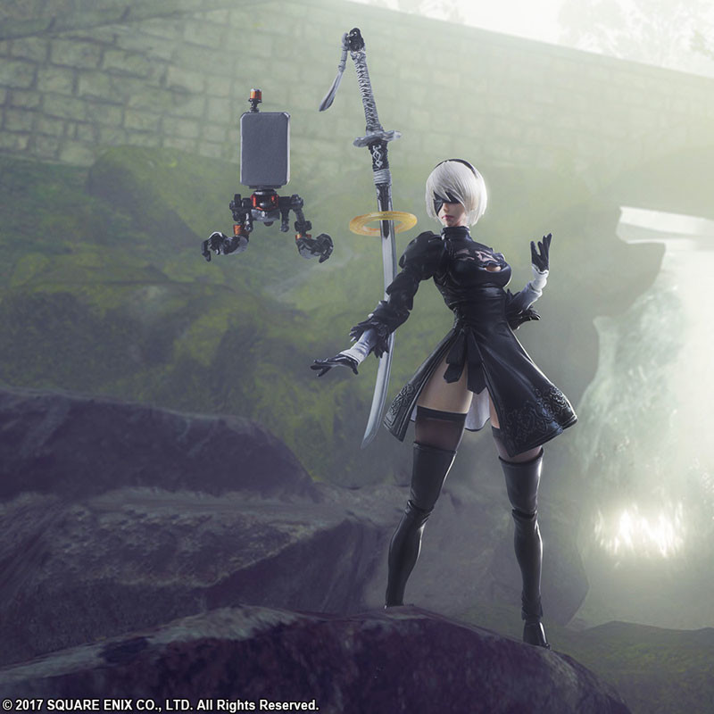 NieR: Automata - Kikai Seimei-tai - YoRHa No. 2 Type B - Bring Arts - 2 Figure set (Square Enix)