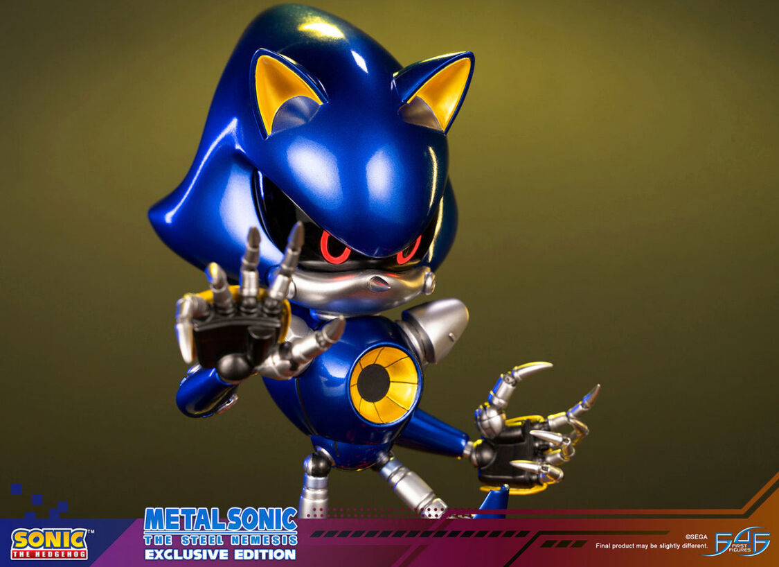 Sonic the Hedgehog - Metal Sonic - Metal Sonic The Steel Nemesis - Standard Edition (First 4 Figures) photo 12