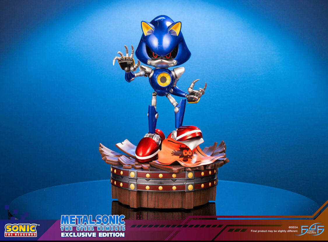 Sonic the Hedgehog - Metal Sonic - Metal Sonic The Steel Nemesis - Standard Edition (First 4 Figures) photo 15
