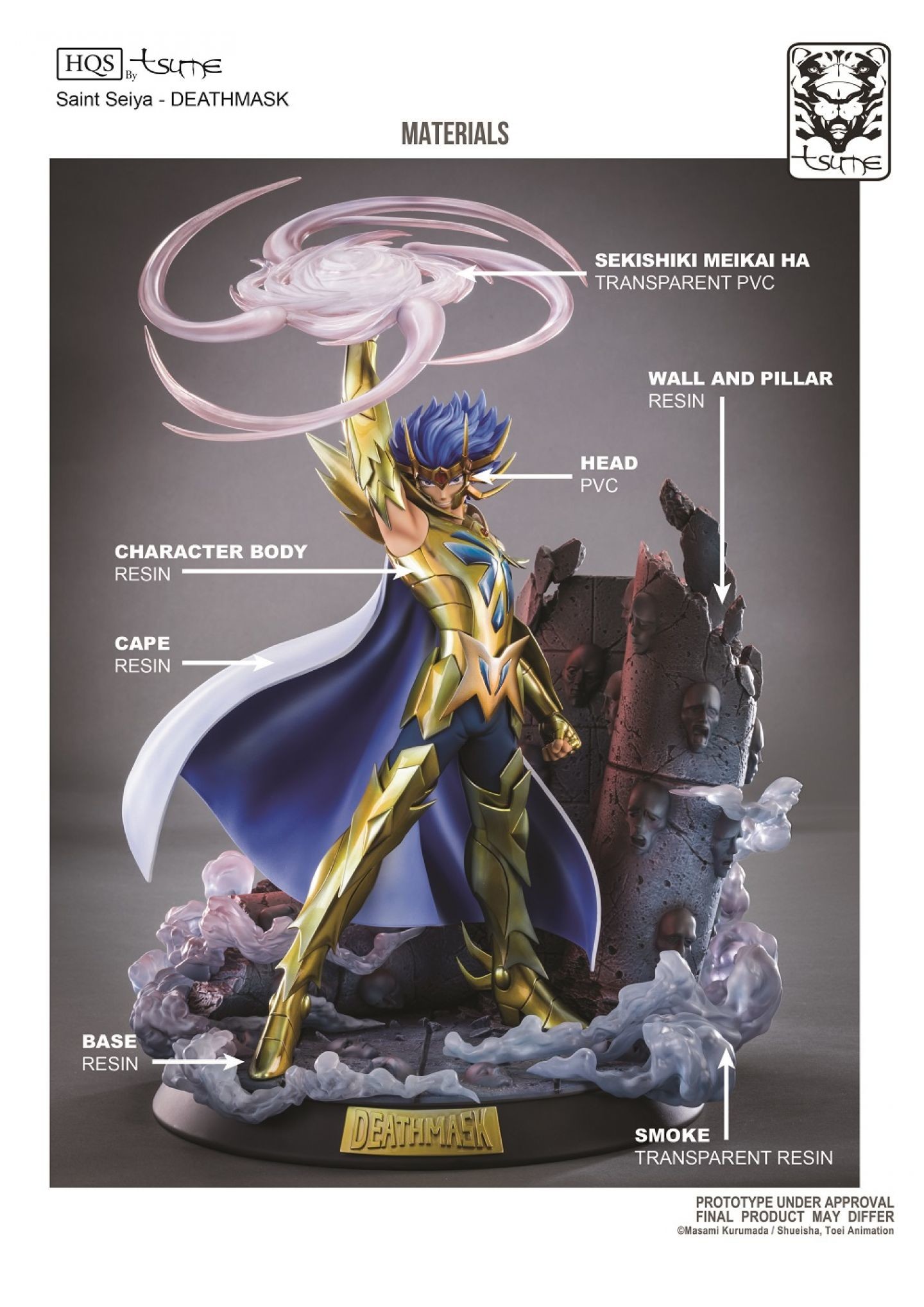 Saint Seiya - Cancer Death Mask - HQS (Tsume) photo 7