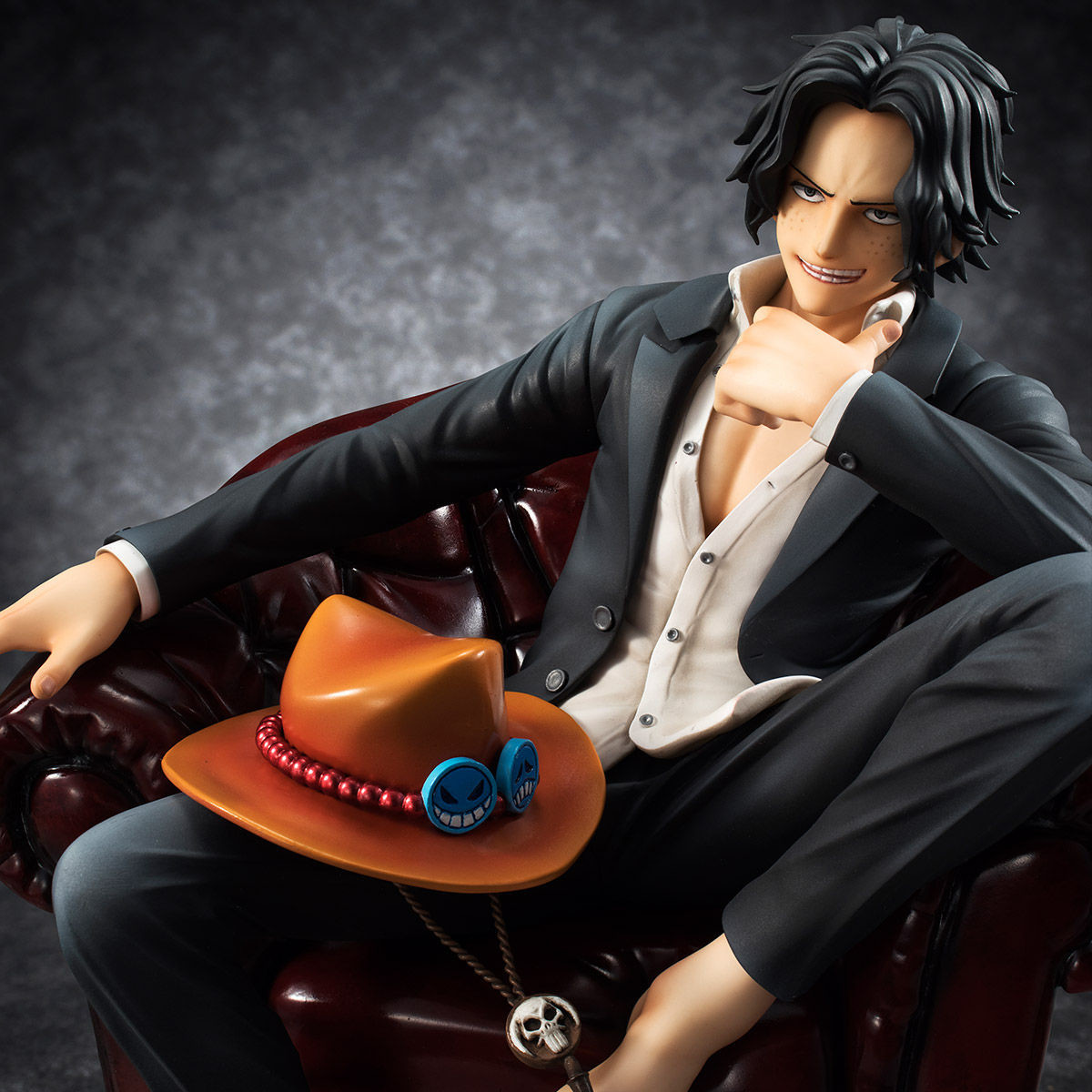 One Piece - Portgas D. Ace - Excellent Model - Portrait Of Pirates Limited Edition - Portrait of Pirates SOC - 1/8 (MegaHouse) photo 2
