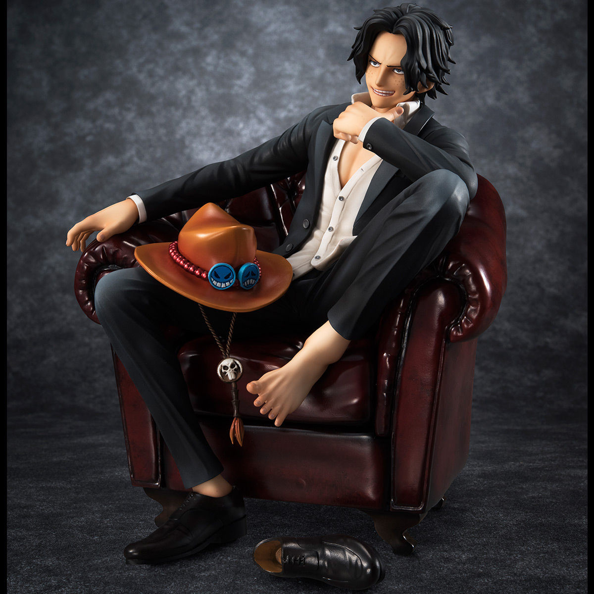 One Piece - Portgas D. Ace - Excellent Model - Portrait Of Pirates Limited Edition - Portrait of Pirates SOC - 1/8 (MegaHouse) photo 7