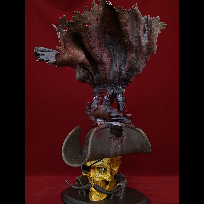 Berserk - Guts - The Tentacle Ship - Aluminum Coating Gold Version (Art of War) photo 6