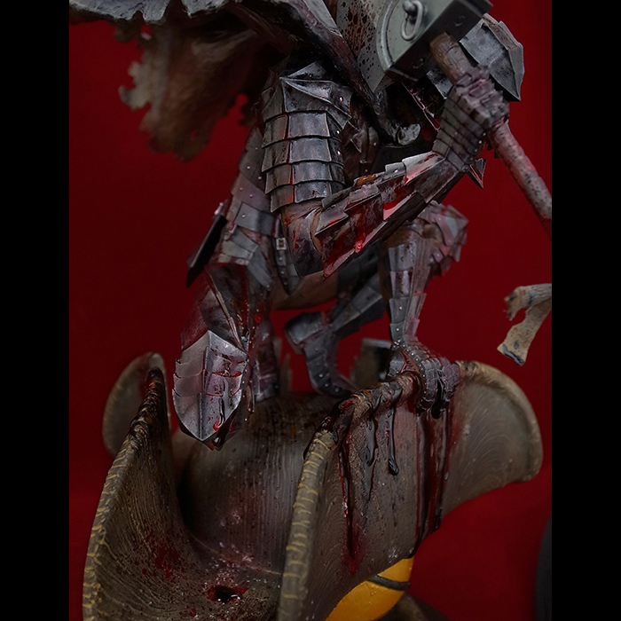 Berserk - Guts - The Tentacle Ship - Aluminum Coating Gold Version (Art of War) photo 8