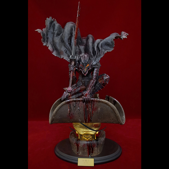 Berserk - Guts - The Tentacle Ship - Aluminum Coating Gold Version (Art of War) photo 9