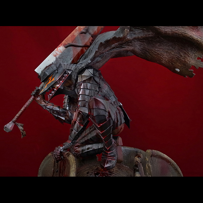 Berserk - Guts - The Tentacle Ship - Aluminum Coating Gold Version (Art of War) photo 10