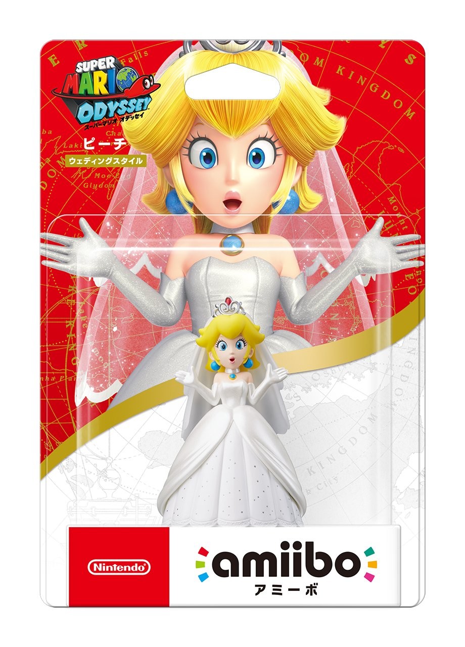 Super Mario Odyssey - Peach Hime - Amiibo - Amiibo Super Mario Series - Wedding Style (Nintendo) photo 2