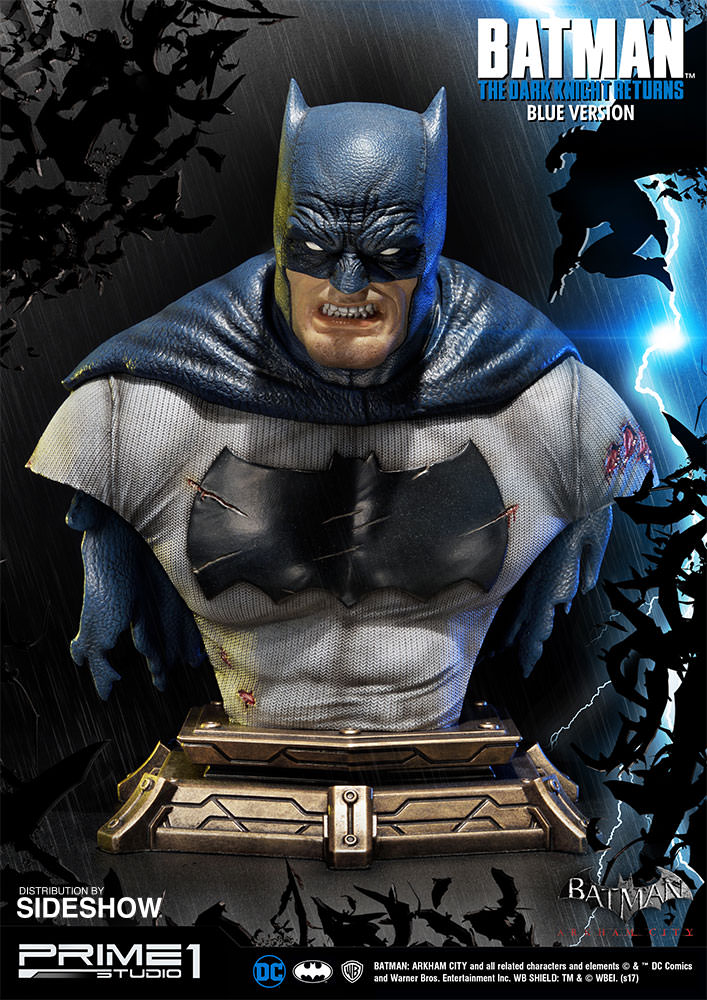 Batman: Arkham City - Batman: The Dark Knight Returns - Batman - Bust - Premium Bust (PBDC-02) - Blue Version (Prime 1 Studio, Sideshow Collectibles) photo 3