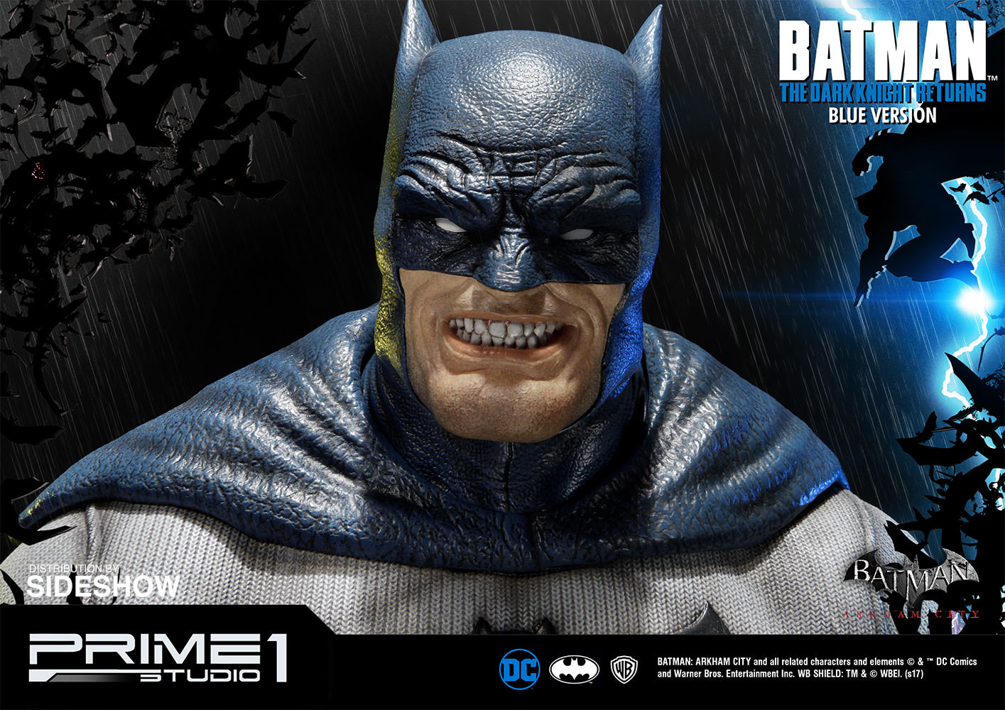 Batman: Arkham City - Batman: The Dark Knight Returns - Batman - Bust - Premium Bust (PBDC-02) - Blue Version (Prime 1 Studio, Sideshow Collectibles) photo 4