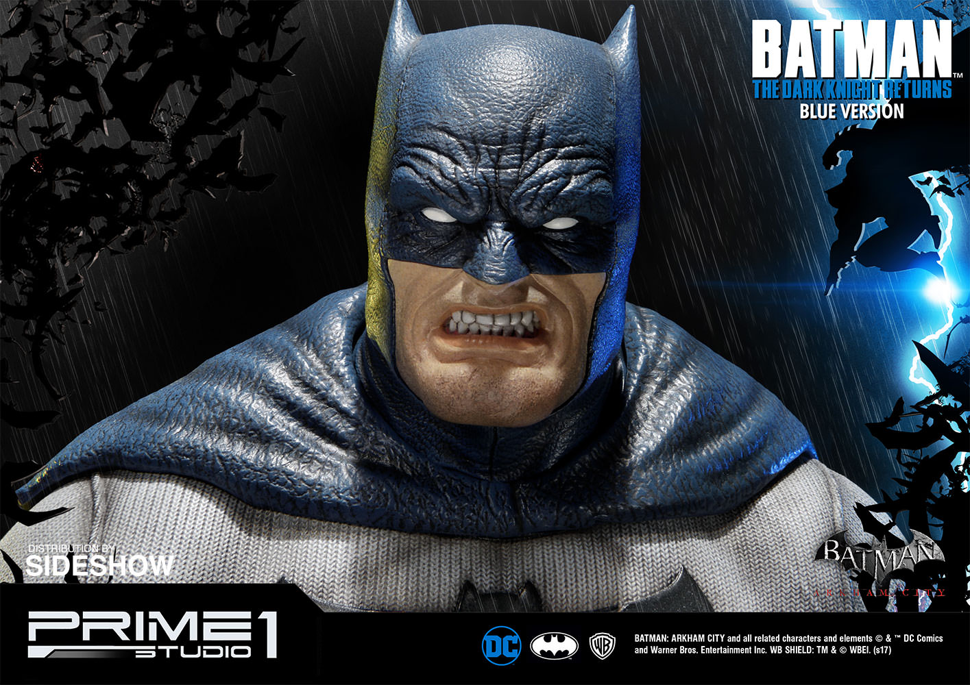 Batman: Arkham City - Batman: The Dark Knight Returns - Batman - Bust - Premium Bust (PBDC-02) - Blue Version (Prime 1 Studio, Sideshow Collectibles) photo 5