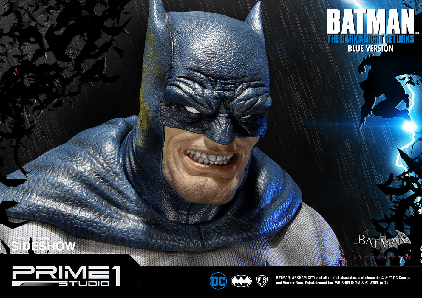 Batman: Arkham City - Batman: The Dark Knight Returns - Batman - Bust - Premium Bust (PBDC-02) - Blue Version (Prime 1 Studio, Sideshow Collectibles) photo 7