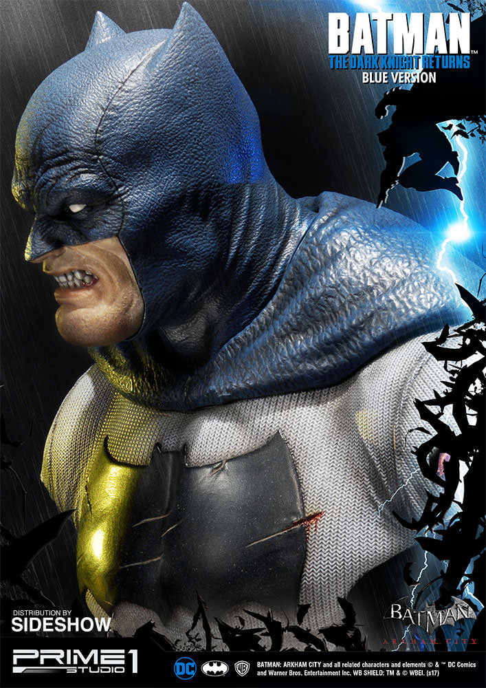 Batman: Arkham City - Batman: The Dark Knight Returns - Batman - Bust - Premium Bust (PBDC-02) - Blue Version (Prime 1 Studio, Sideshow Collectibles) photo 9