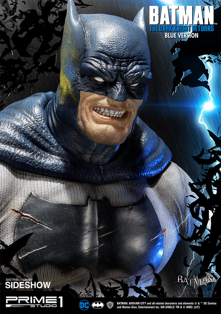 Batman: Arkham City - Batman: The Dark Knight Returns - Batman - Bust - Premium Bust (PBDC-02) - Blue Version (Prime 1 Studio, Sideshow Collectibles) photo 12