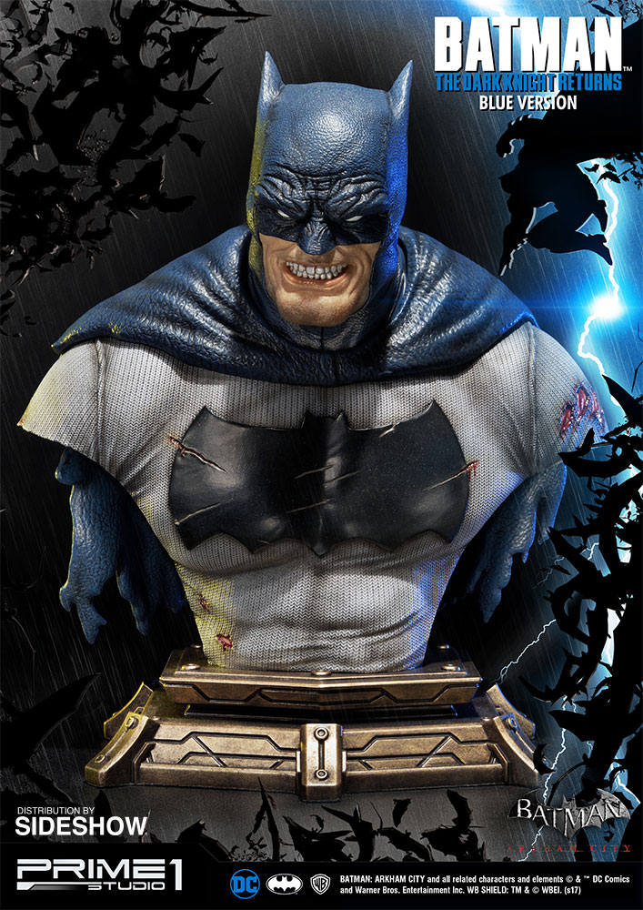 Batman: Arkham City - Batman: The Dark Knight Returns - Batman - Bust - Premium Bust (PBDC-02) - Blue Version (Prime 1 Studio, Sideshow Collectibles) photo 16