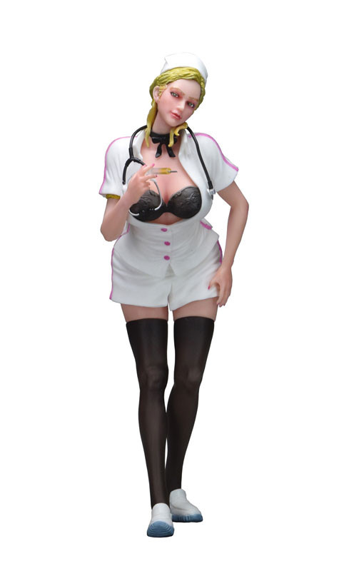 Original - Pin-up Girl Beth - 1/5.5 - Cosplay Nurse ver., Blond Hair (Fullcock)